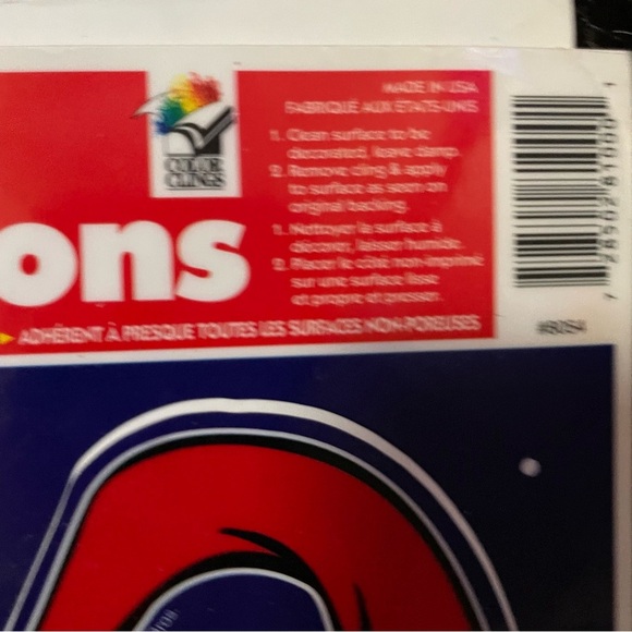 Retired‎ Warner Brothers Looney Tunes Clings Window Christmas Decorations NOS - Picture 3 of 4